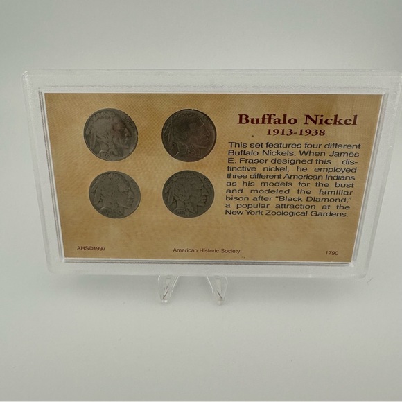 Coins of The American Frontier Buffalo Nickel Collection Dates 1930, 35, 36, 37 - Picture 14 of 16